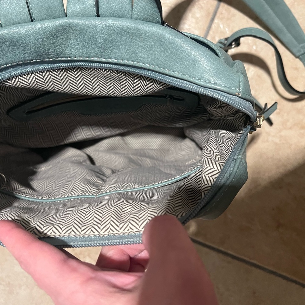 Chic Teal Backpack for Women - Picture 4 of 11